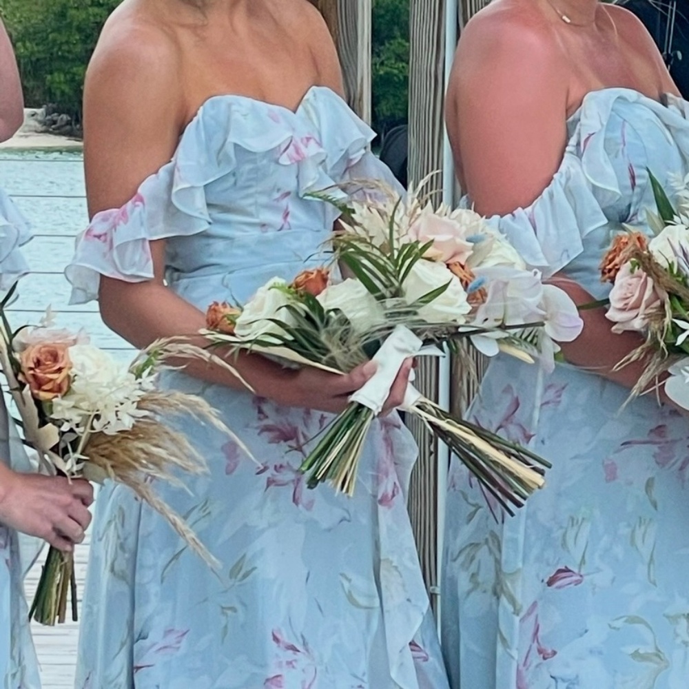 Revelry Scarlet Chiffon Dress